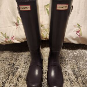 Hunter PURPLE Tall Rain Boots